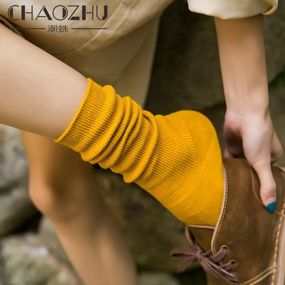 Chaussette haute pour femme