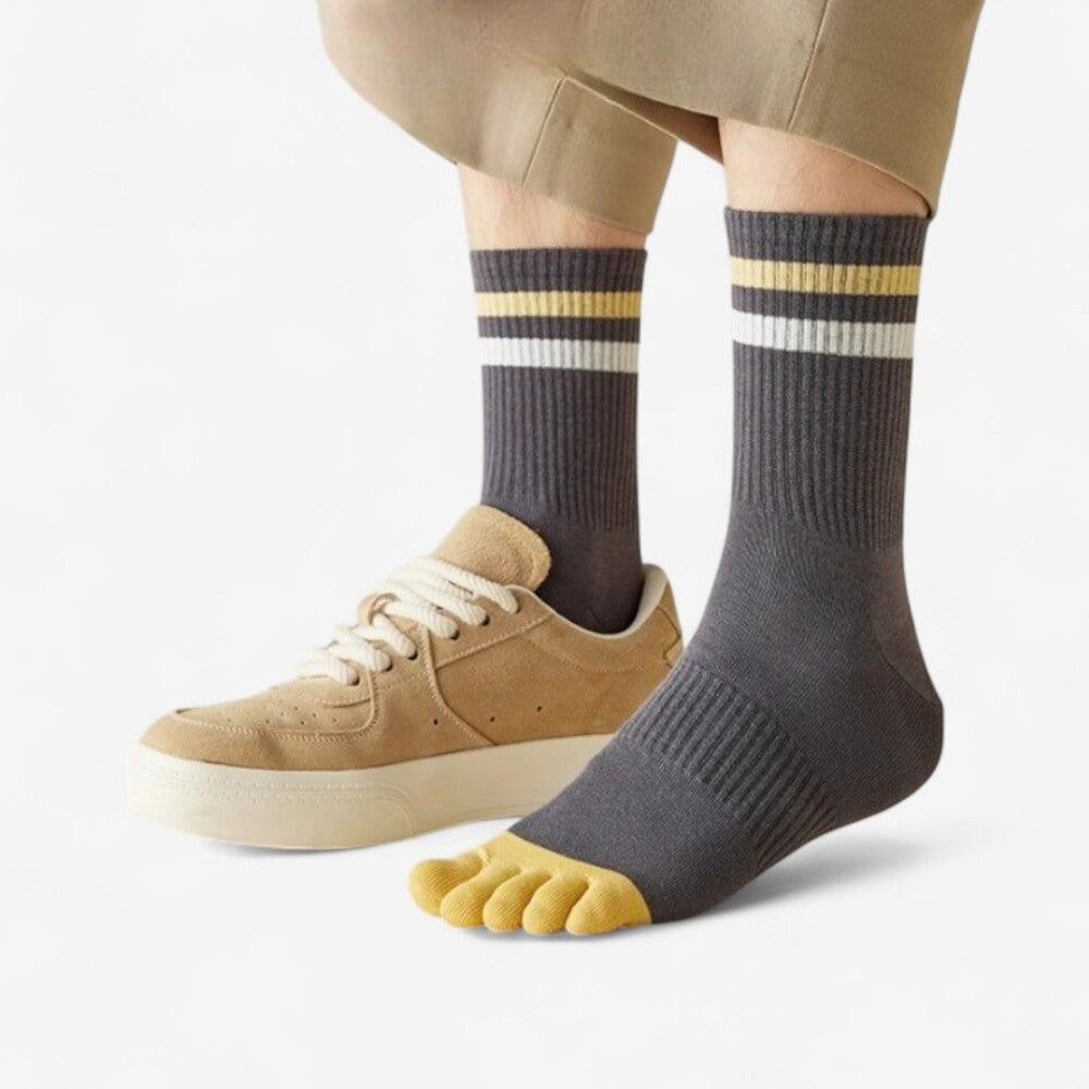 Chaussettes 100% coton homme