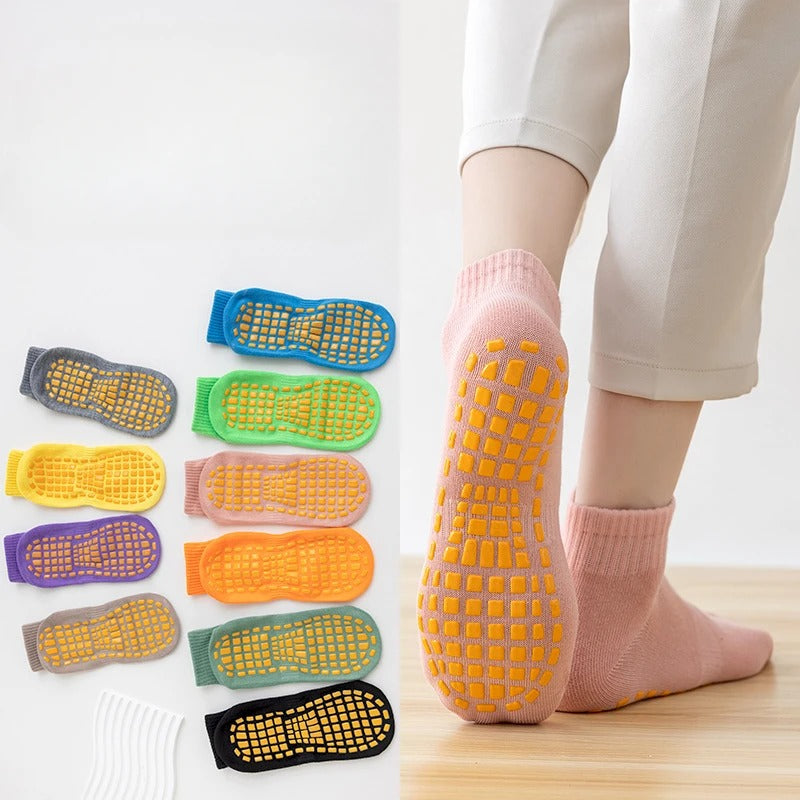 Chaussettes antidérapantes pilates