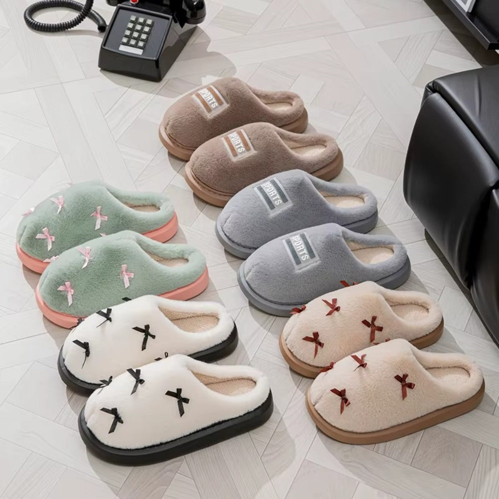 Chaussons Femme Cocooning – Doux, Chauds & Semelle Épaisse