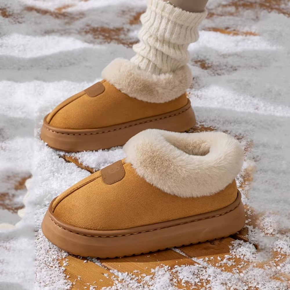 Chaussons Montants Fourrés Femme – Ultra Chauds & Semelle Antidérapante