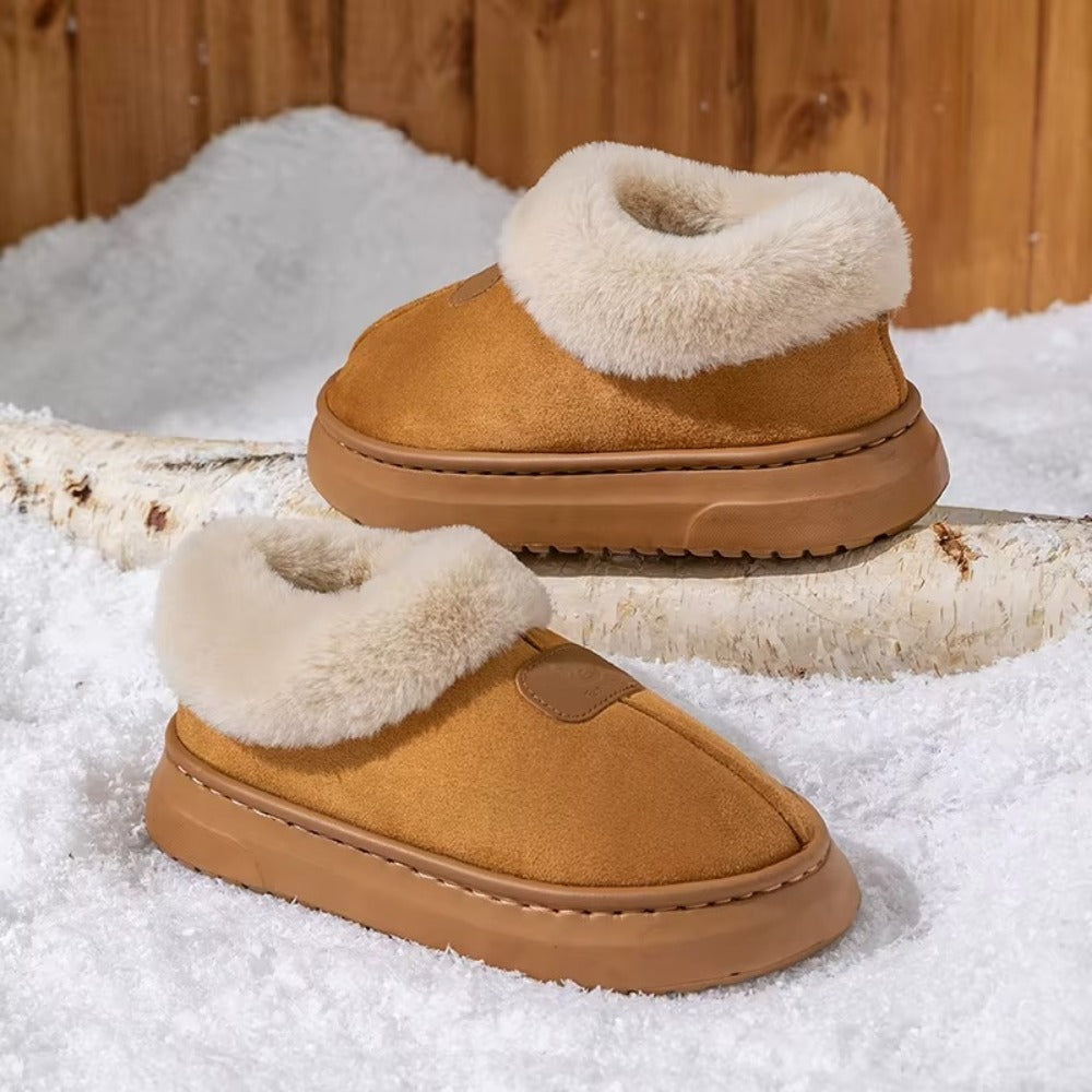 Chaussons Montants Fourrés Femme – Ultra Chauds & Semelle Antidérapante
