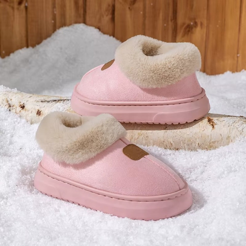 Chaussons Montants Fourrés Femme – Ultra Chauds & Semelle Antidérapante