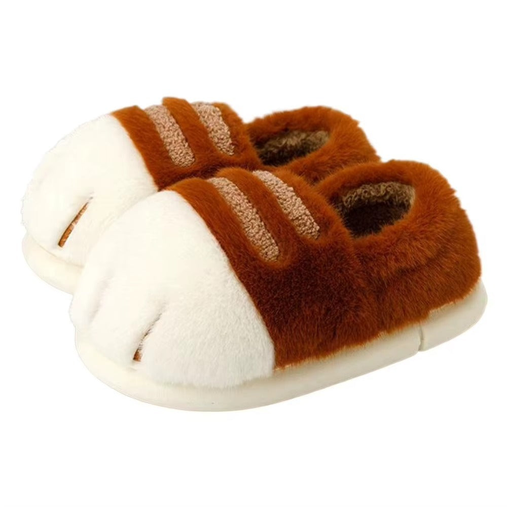 Chaussons Patte de Chat Femme – Fourrés, Doux & Antidérapants