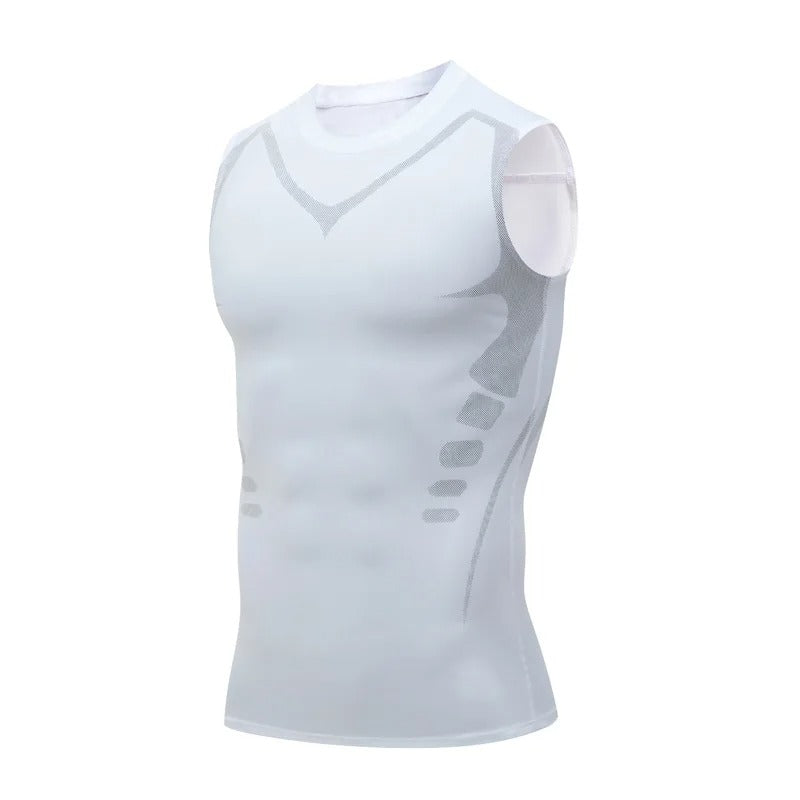 Men's plus size compression tank top