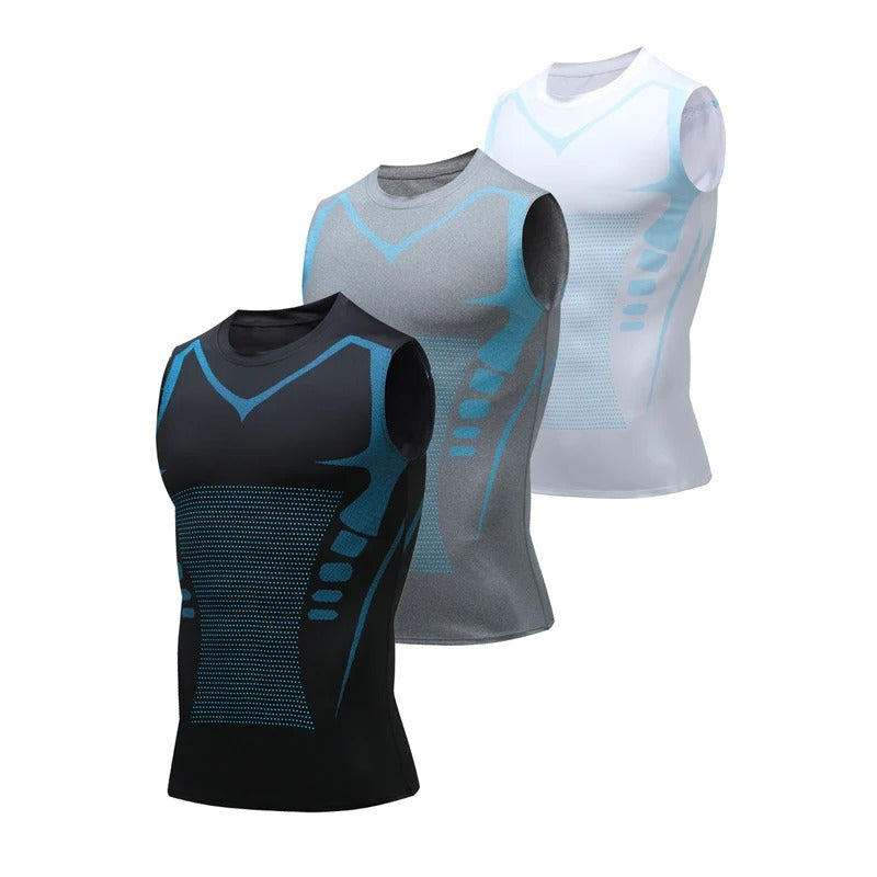 Men's plus size compression tank top