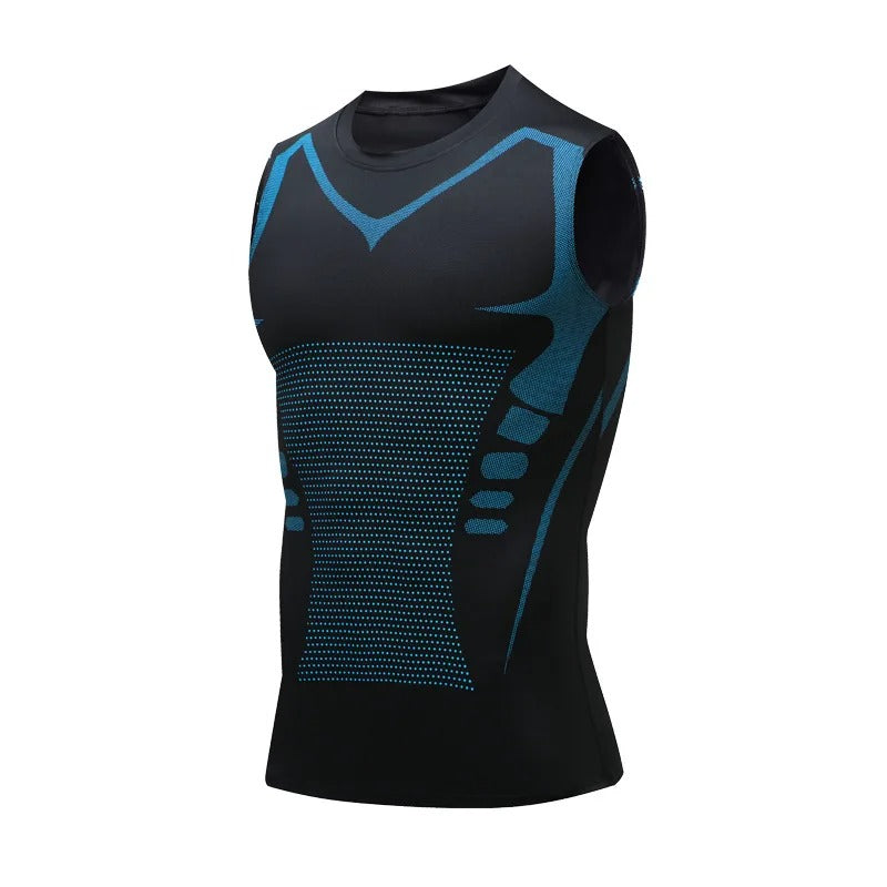 Men's plus size compression tank top