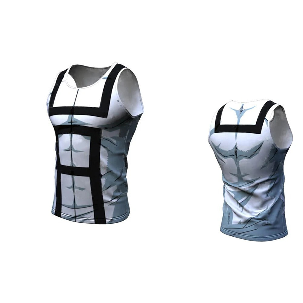 Manga compression tank top