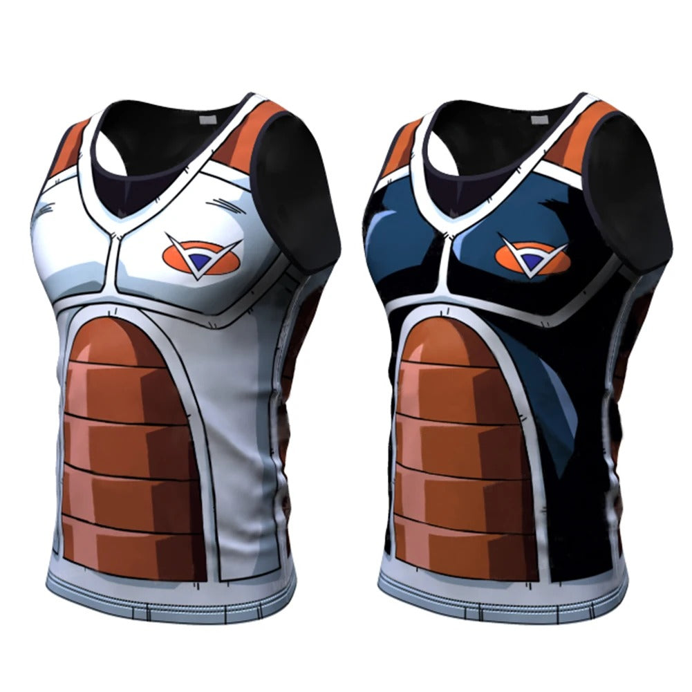 Manga compression tank top