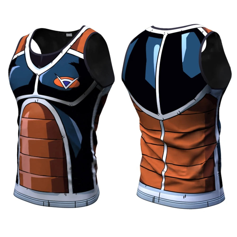 Manga compression tank top
