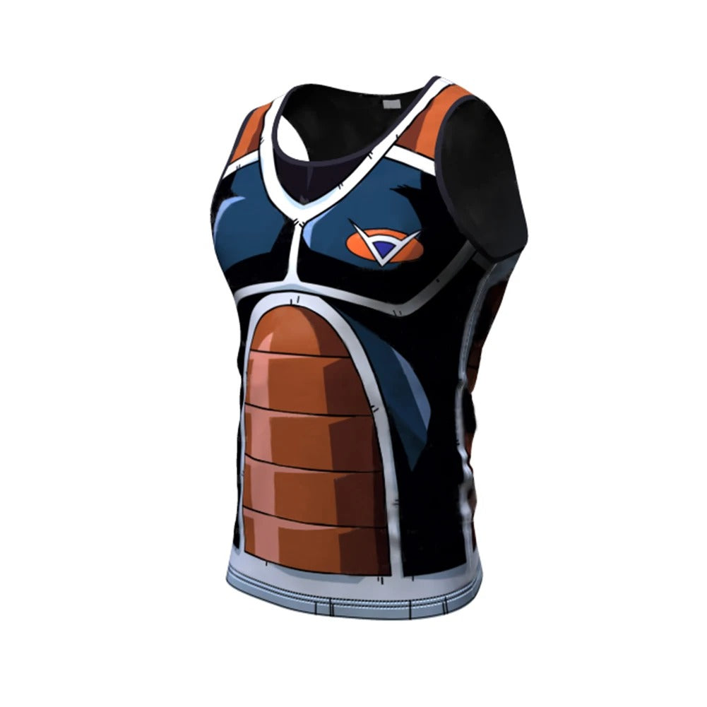 Manga compression tank top