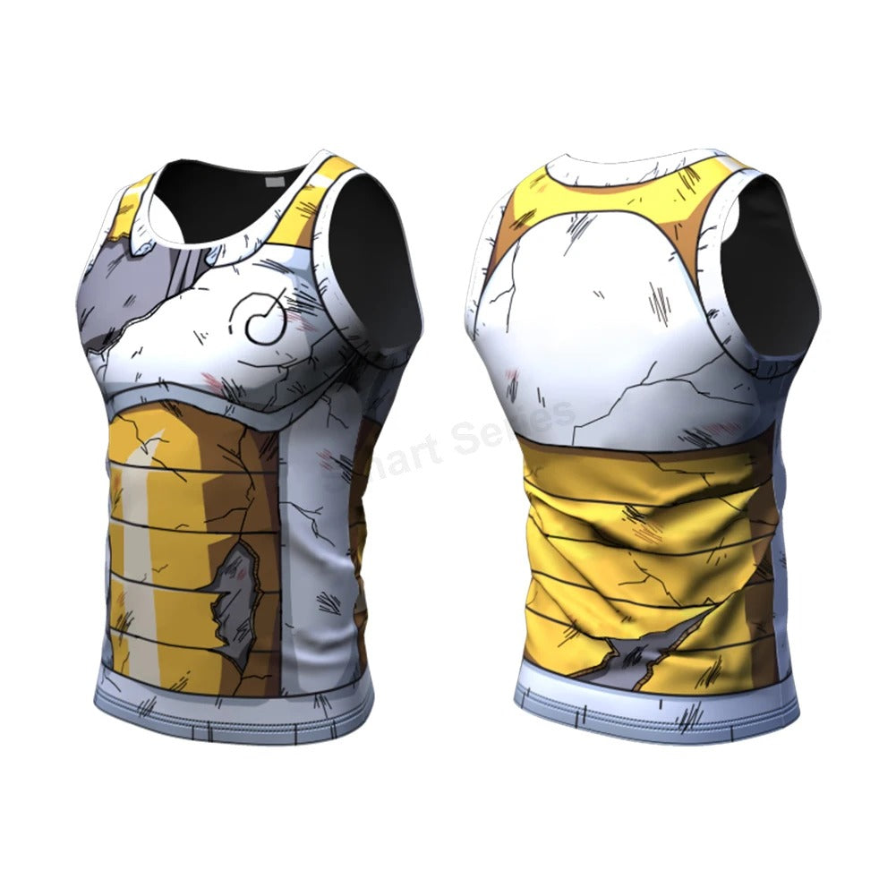 Manga compression tank top