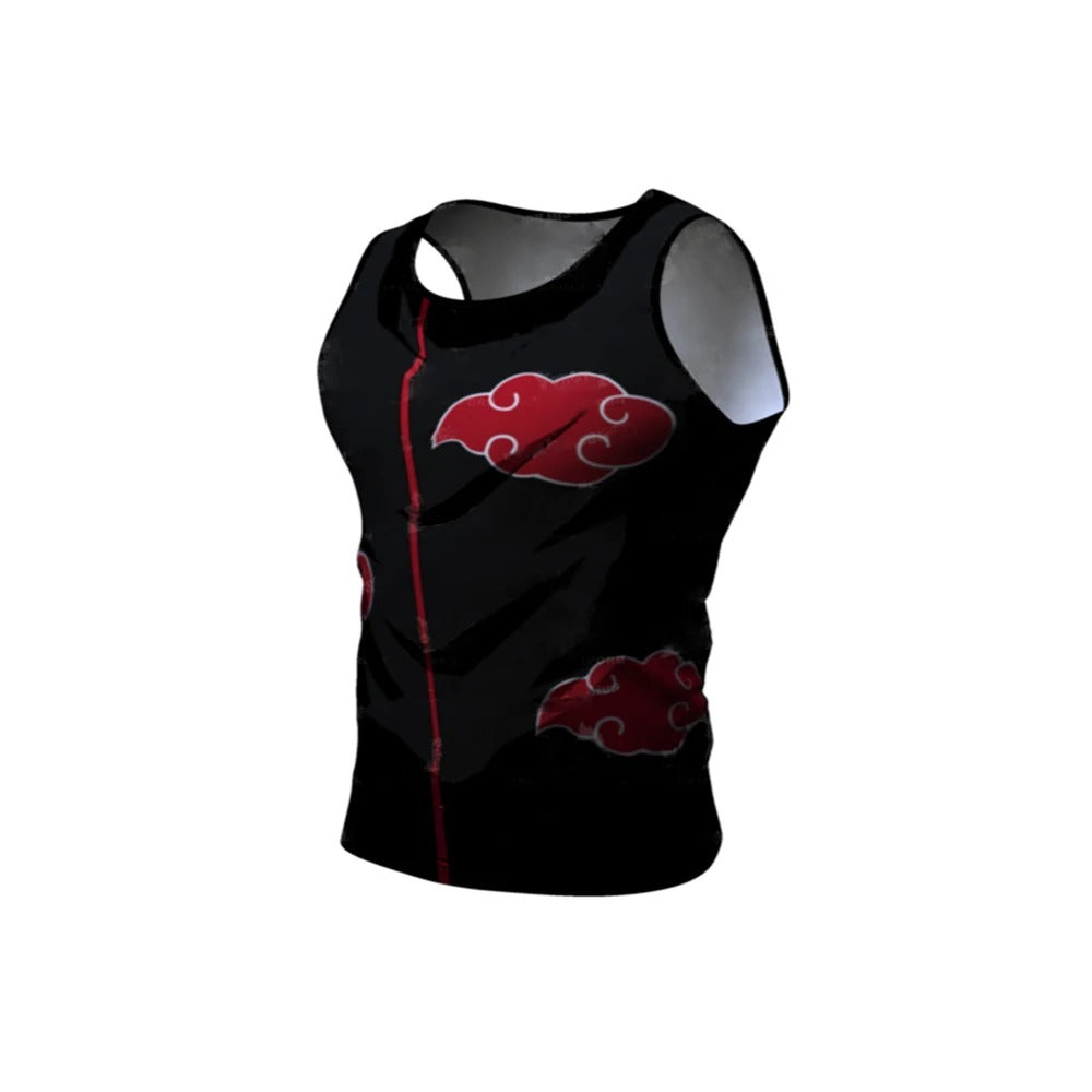 Manga compression tank top