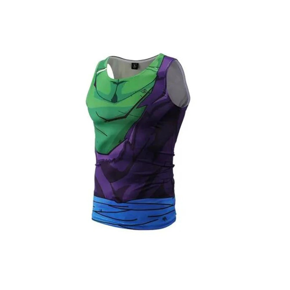 Manga compression tank top