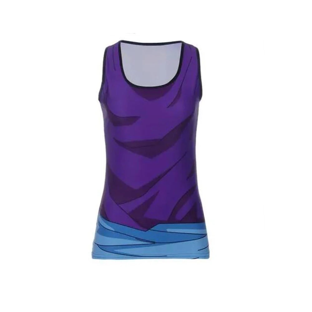 Manga compression tank top