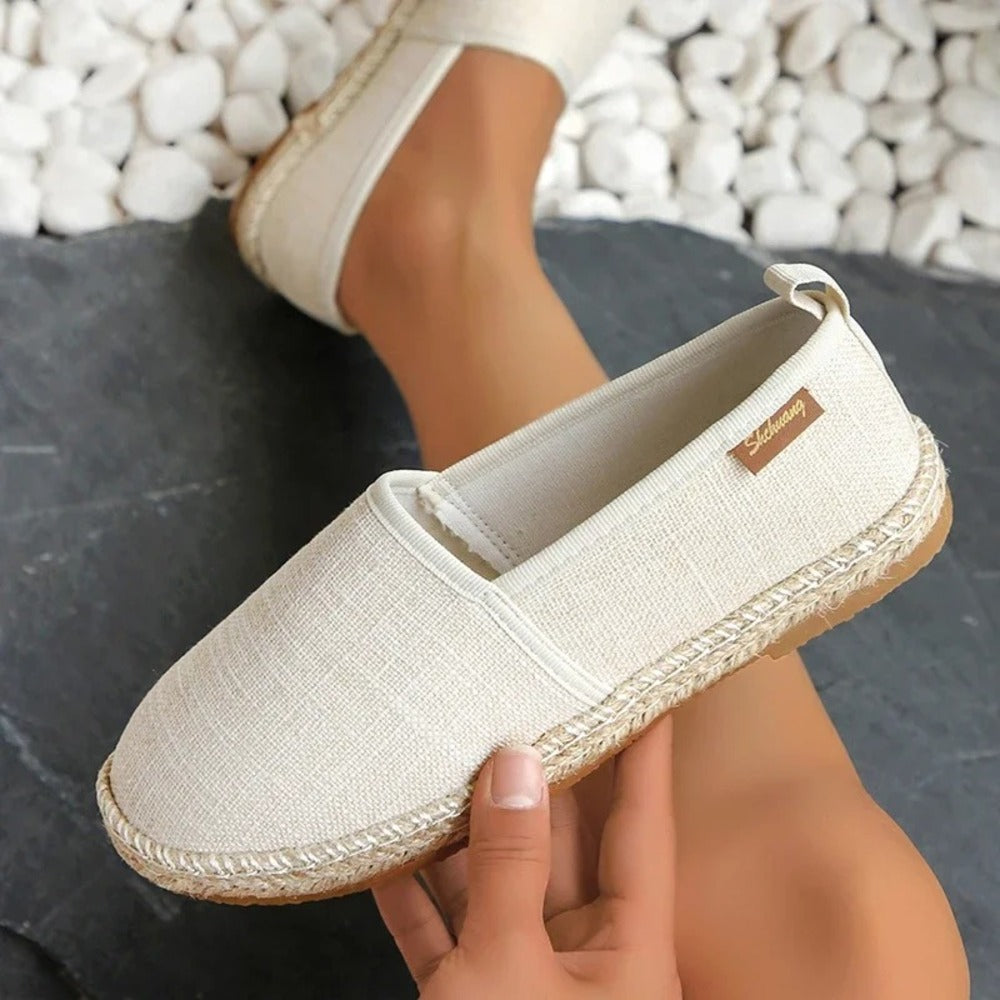 Espadrille en toile femme