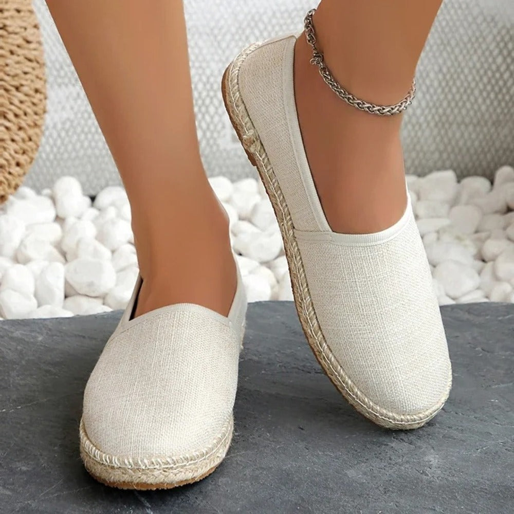Espadrille en toile femme
