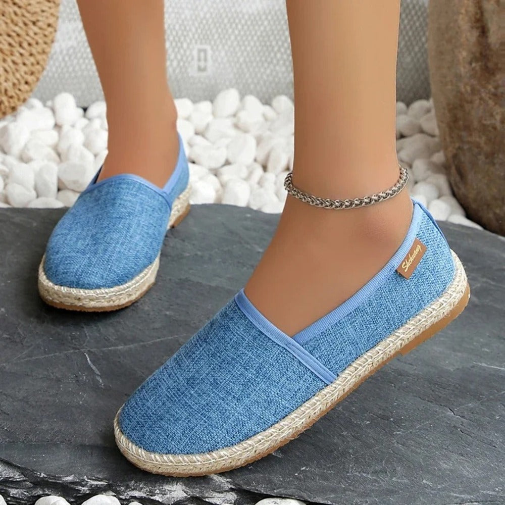 Espadrille en toile femme