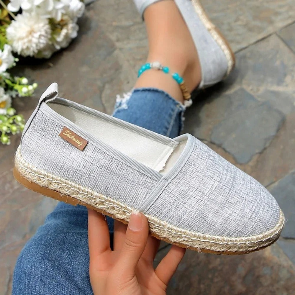 Espadrille en toile femme