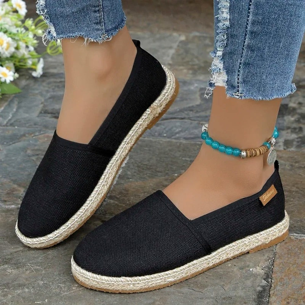 Espadrille en toile femme