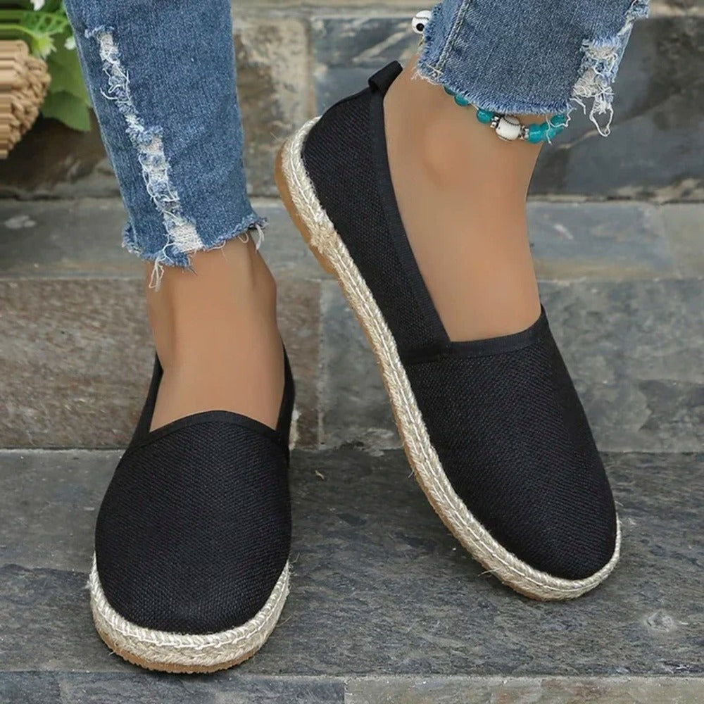 Espadrille en toile femme