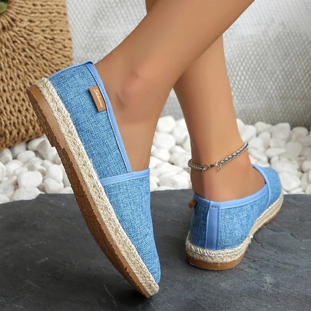 Espadrille en toile femme