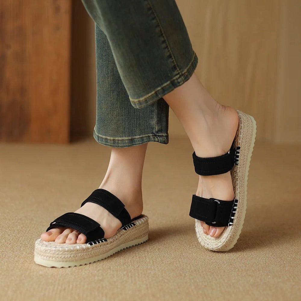 Espadrille femme rose