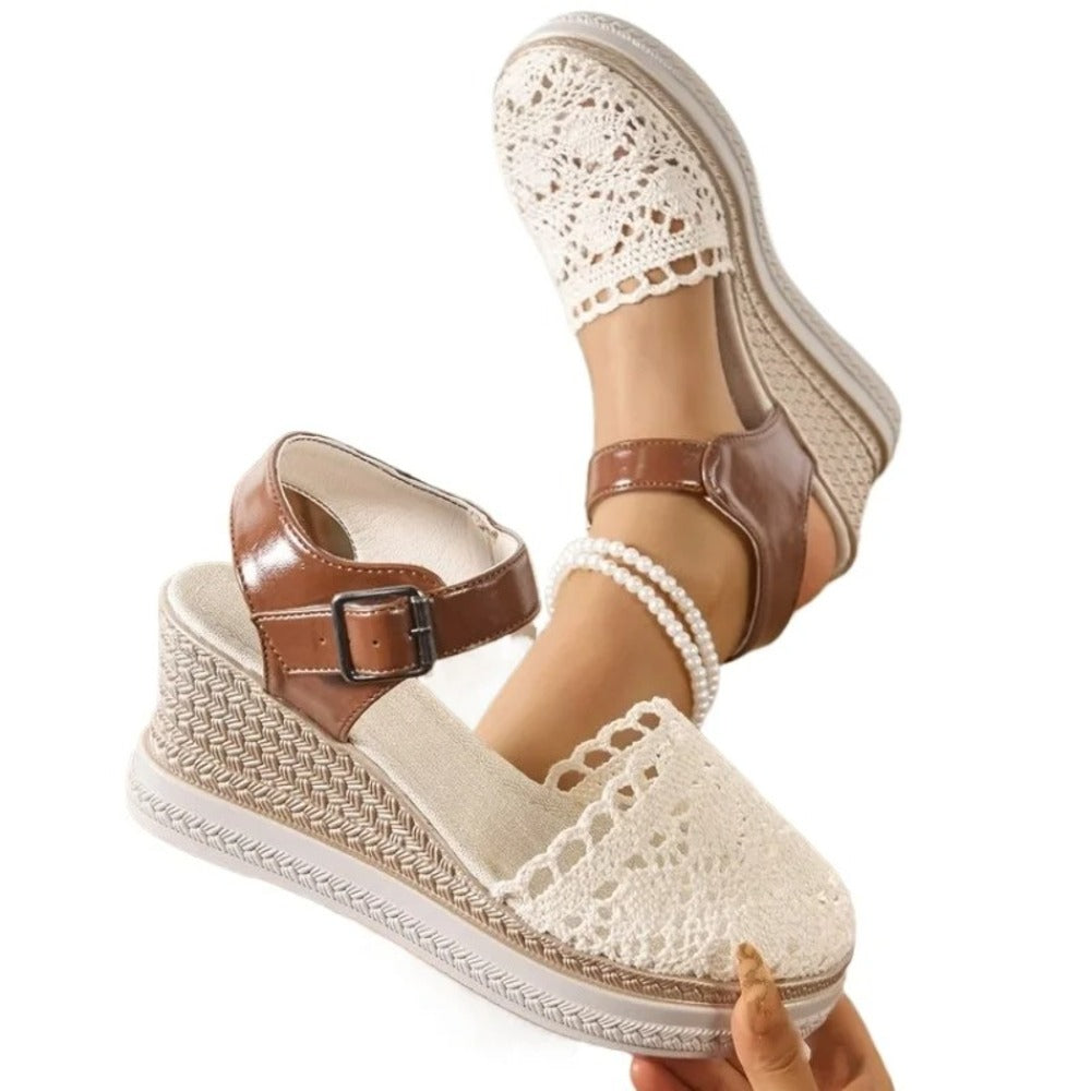 Espadrille haute femme