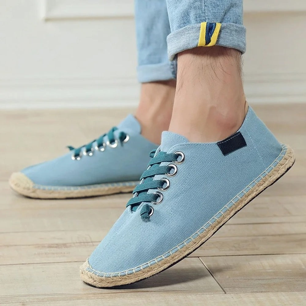 Espadrille homme à lacets