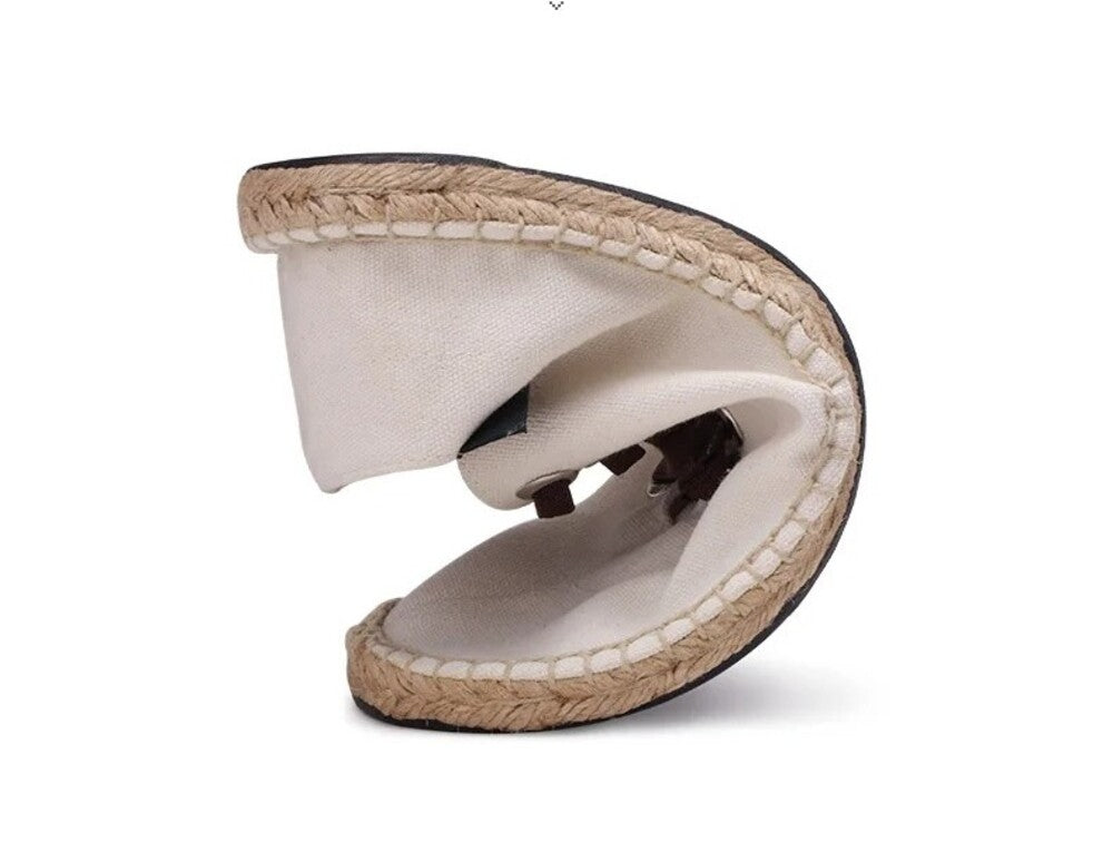 Espadrille homme à lacets