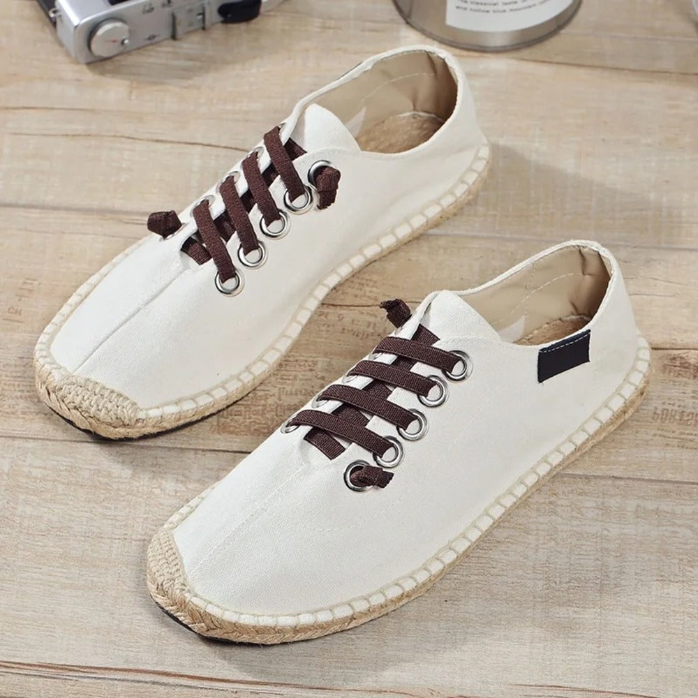 Espadrille homme à lacets