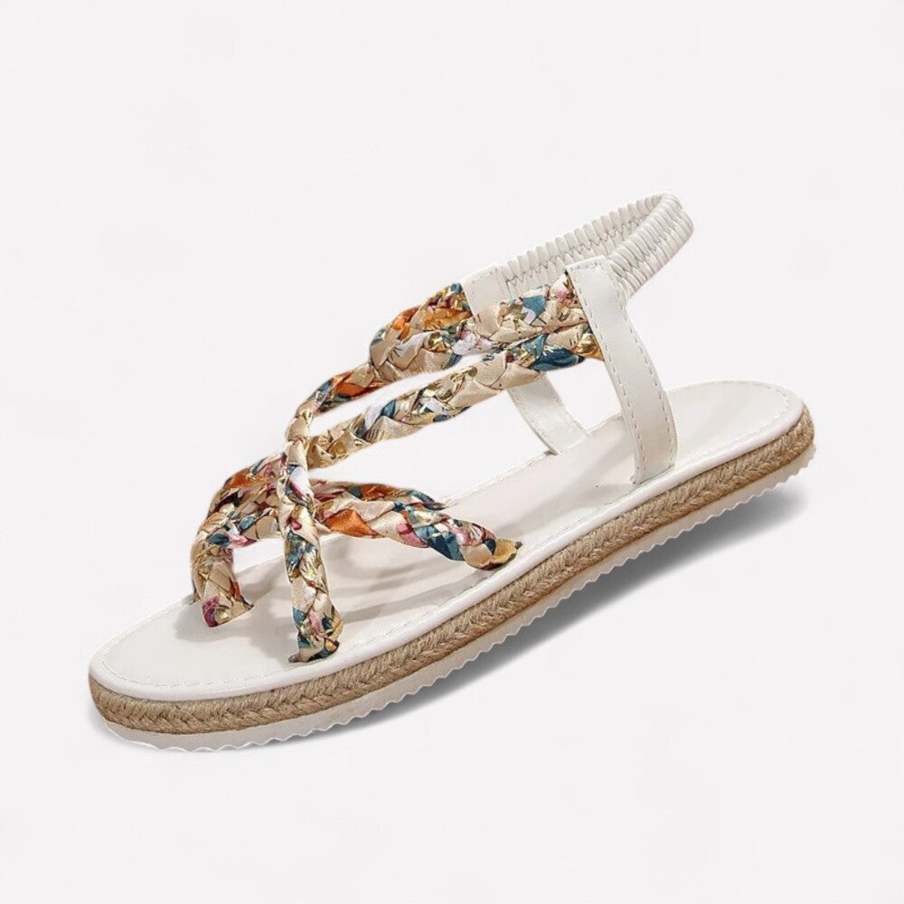 Espadrille avec elastique femme