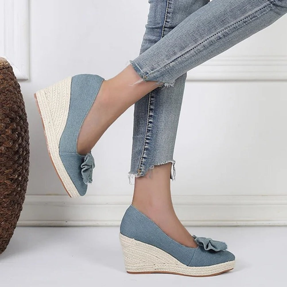 Espadrilles bleu marine femme