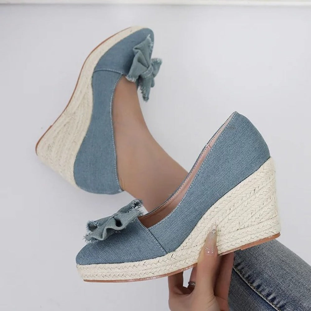 Espadrilles bleu marine femme