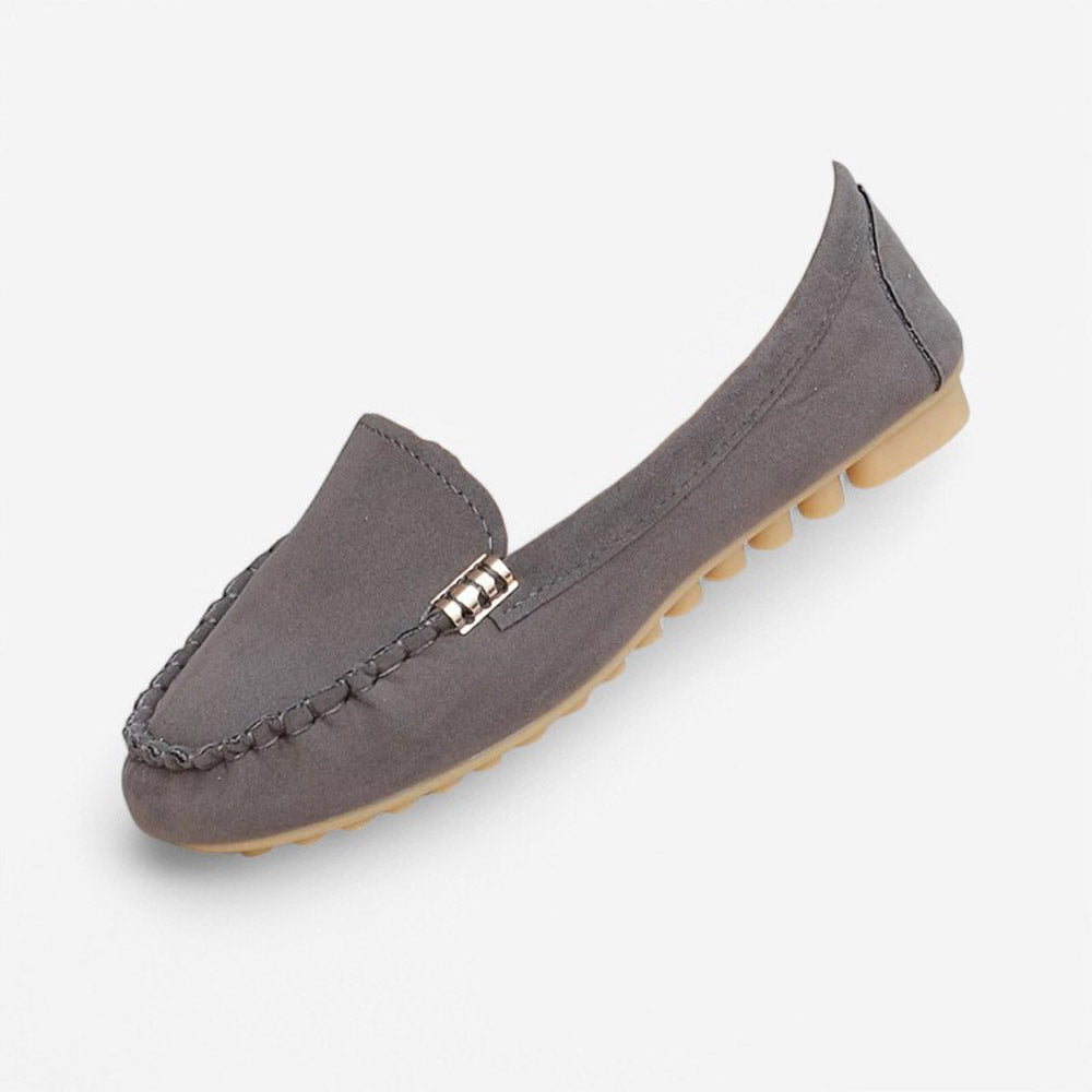 Mocassin femme velour