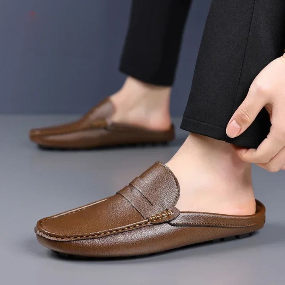 Mocassin homme blanc