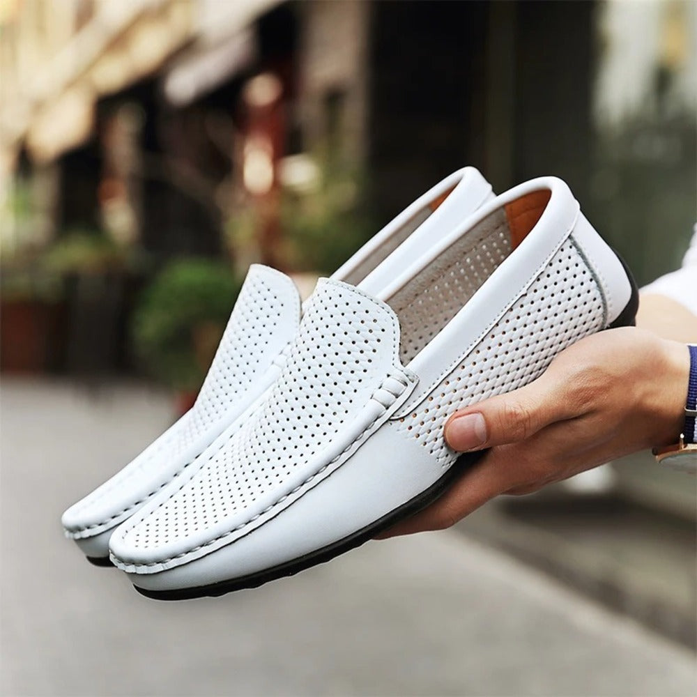 Mocassins blanc