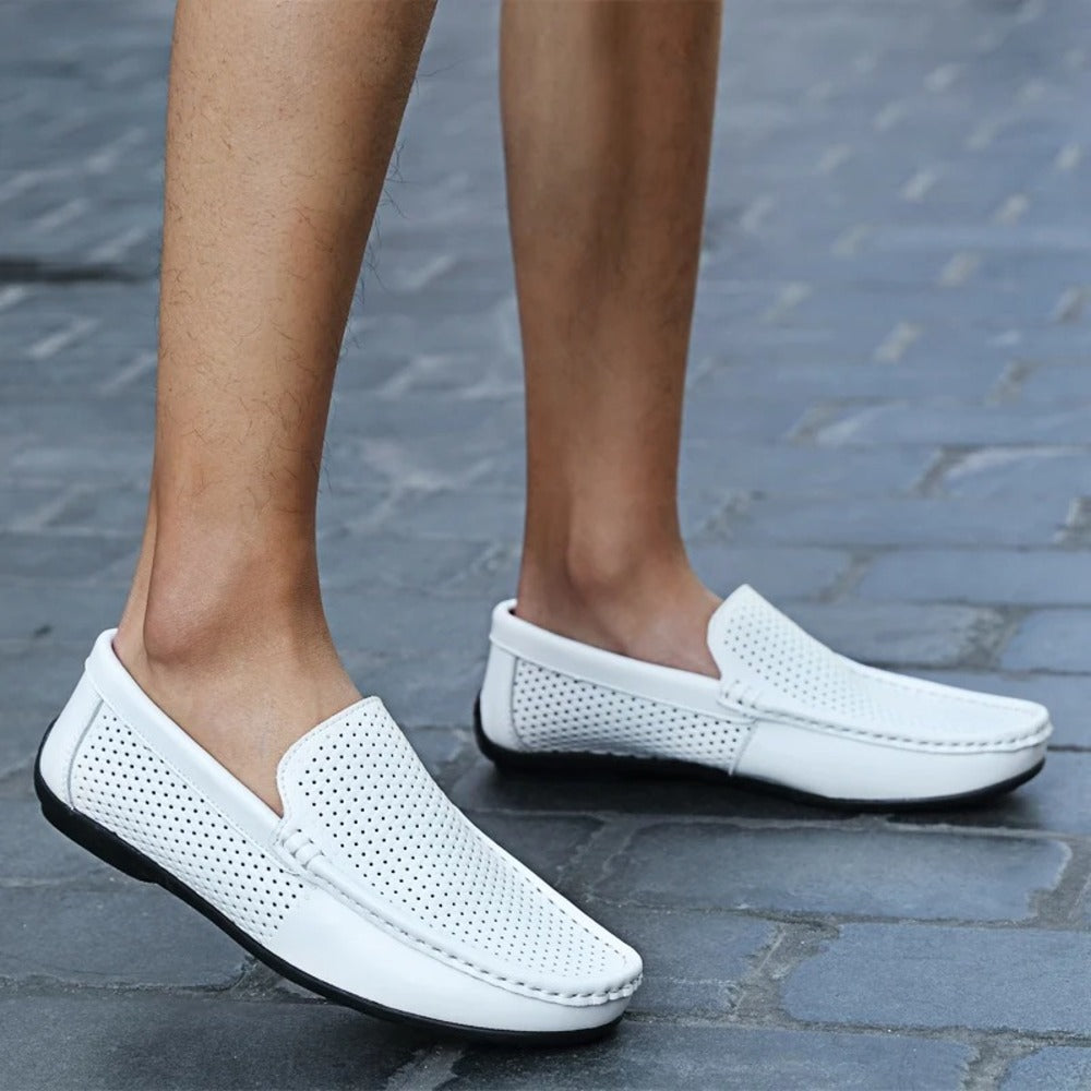 Mocassins blanc