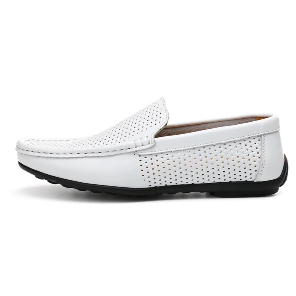 Mocassins blanc