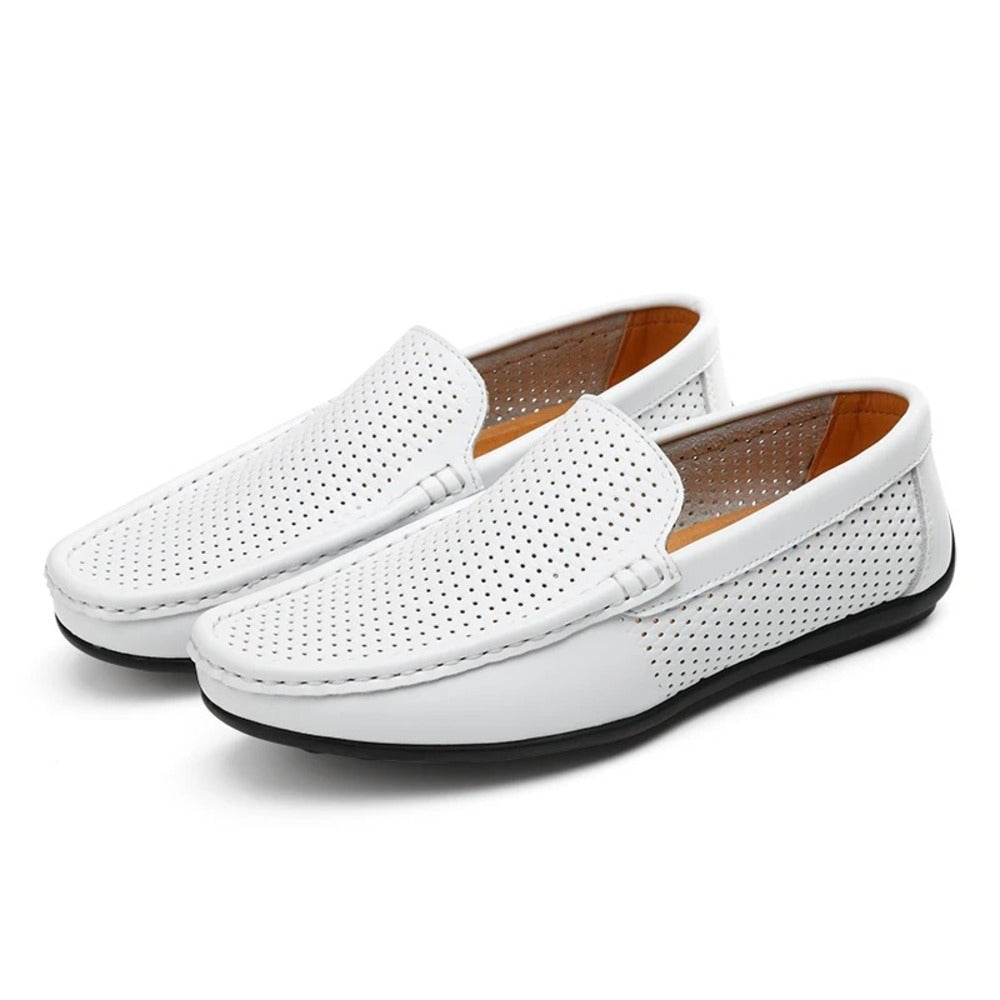 Mocassins blanc