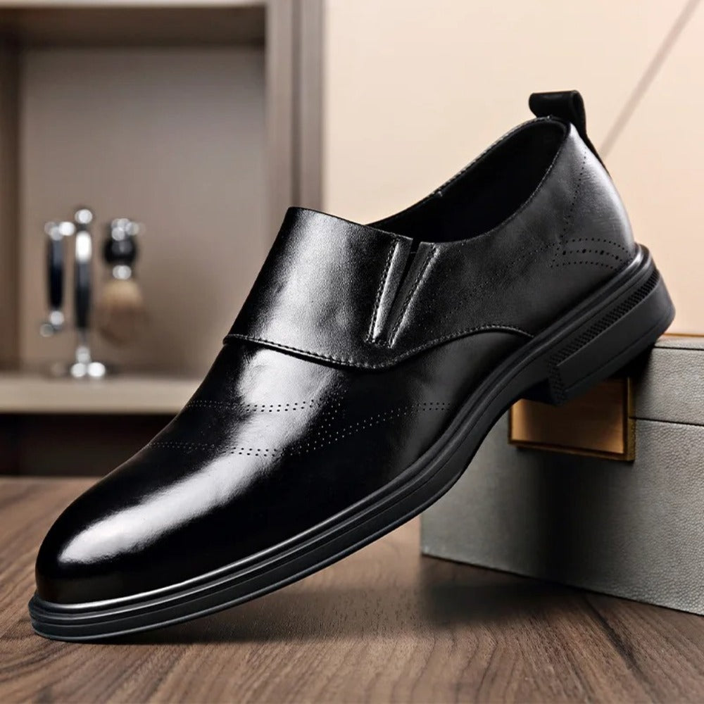 Mocassins hommes en cuir