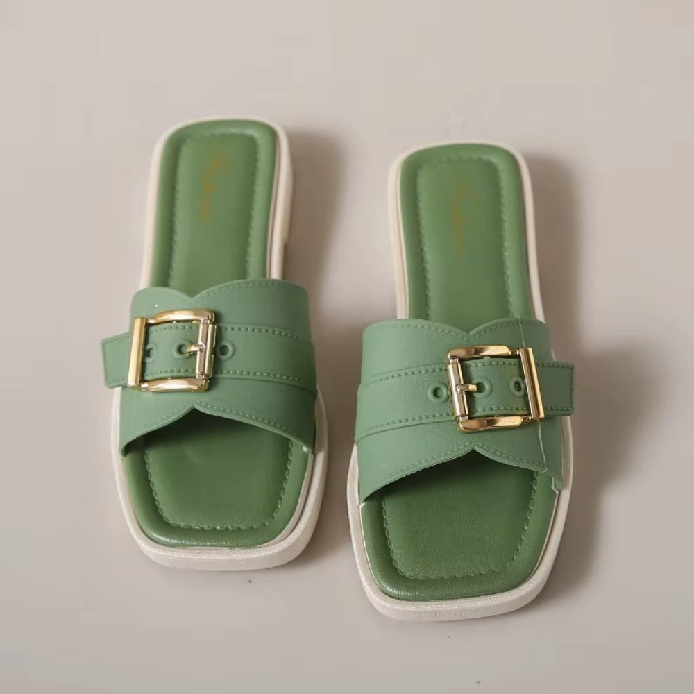 Mules Élégantes Femme – Bride Réglable & Confort Estival