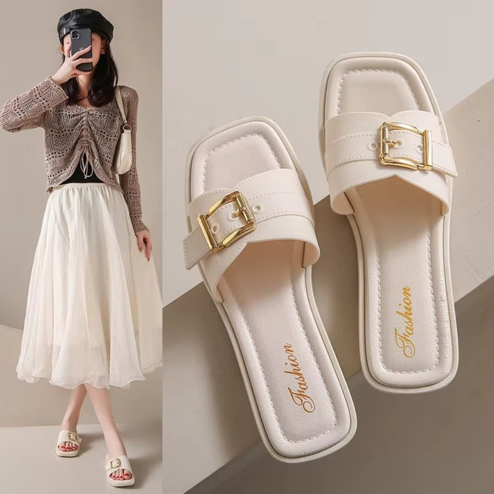 Mules Élégantes Femme – Bride Réglable & Confort Estival