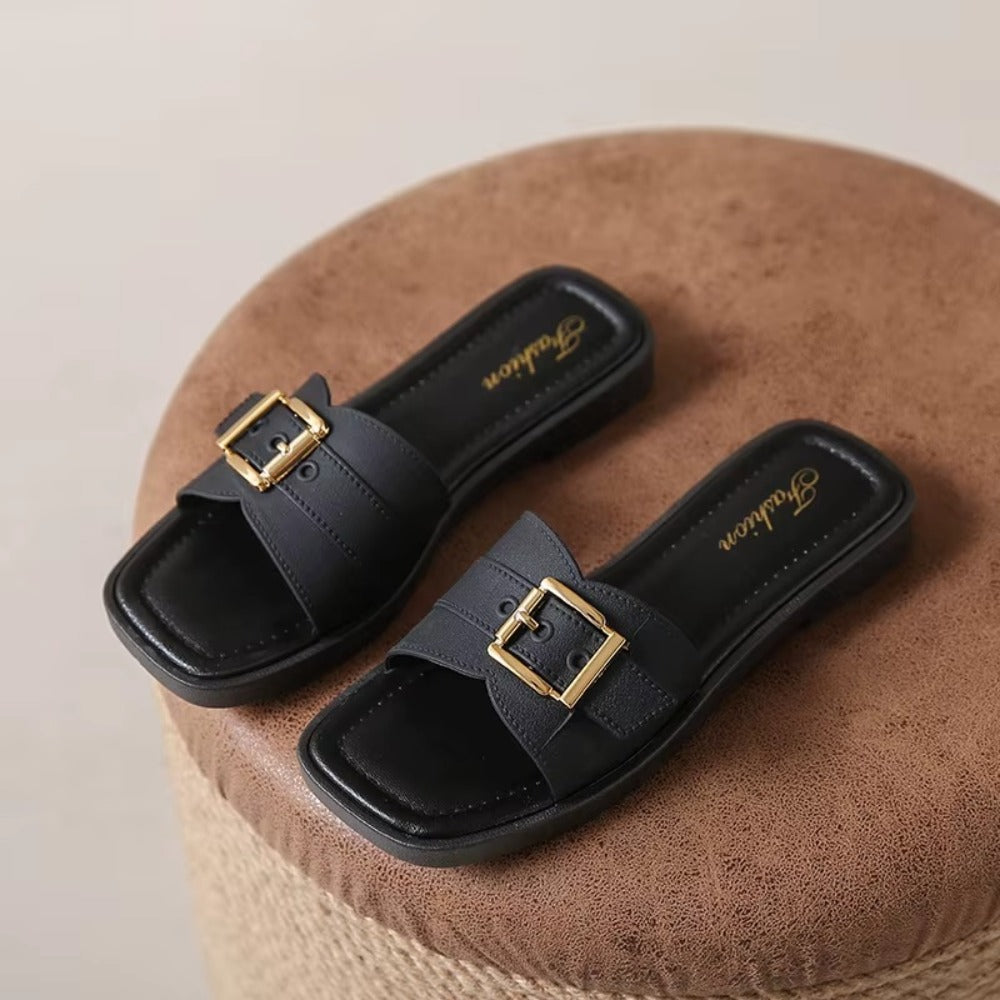 Mules Élégantes Femme – Bride Réglable & Confort Estival