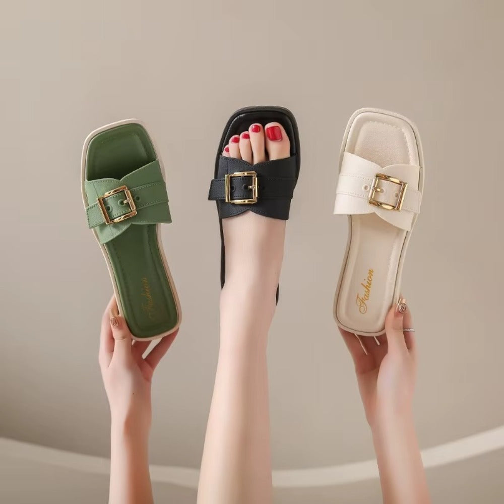 Mules Élégantes Femme – Bride Réglable & Confort Estival