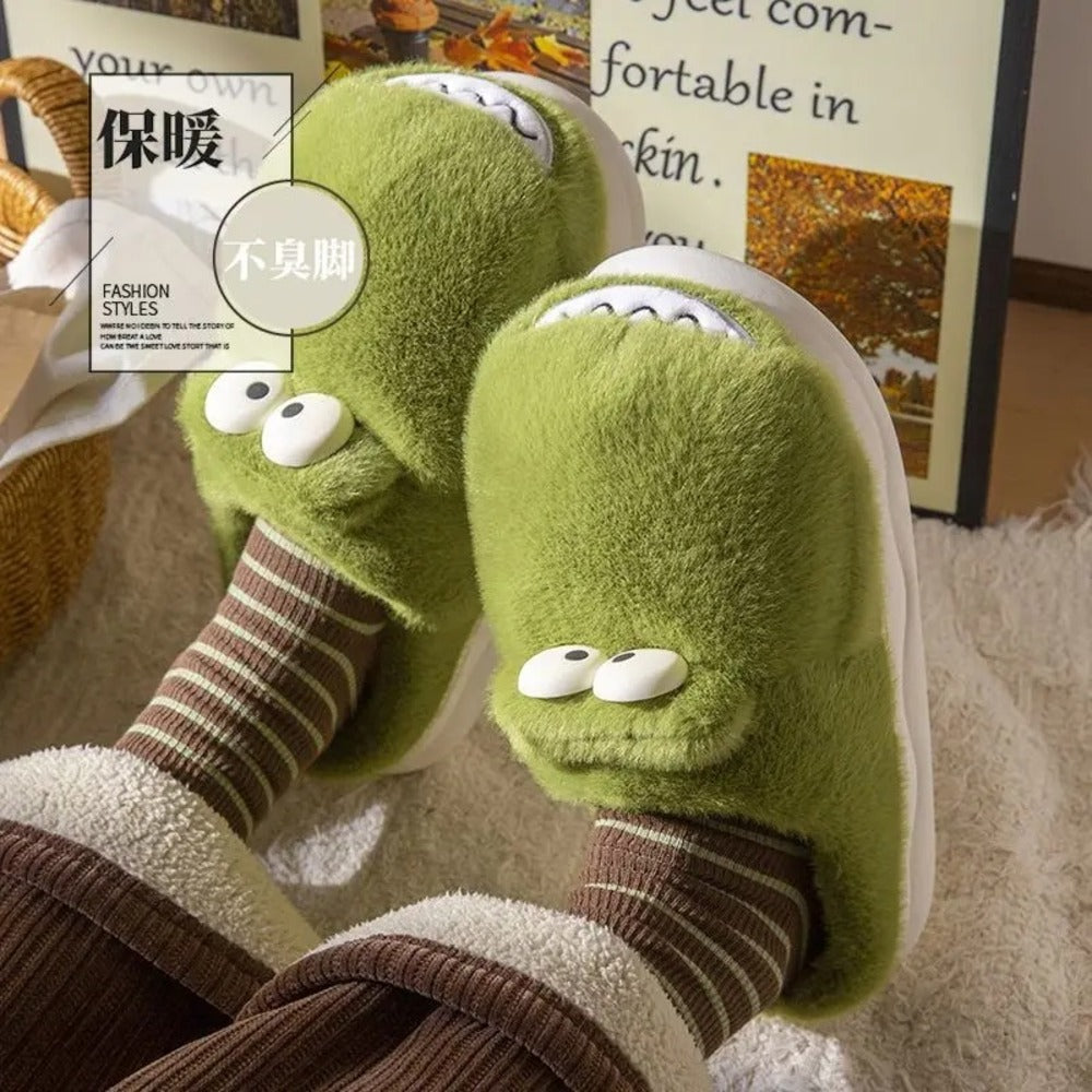 Pantoufle dinosaure