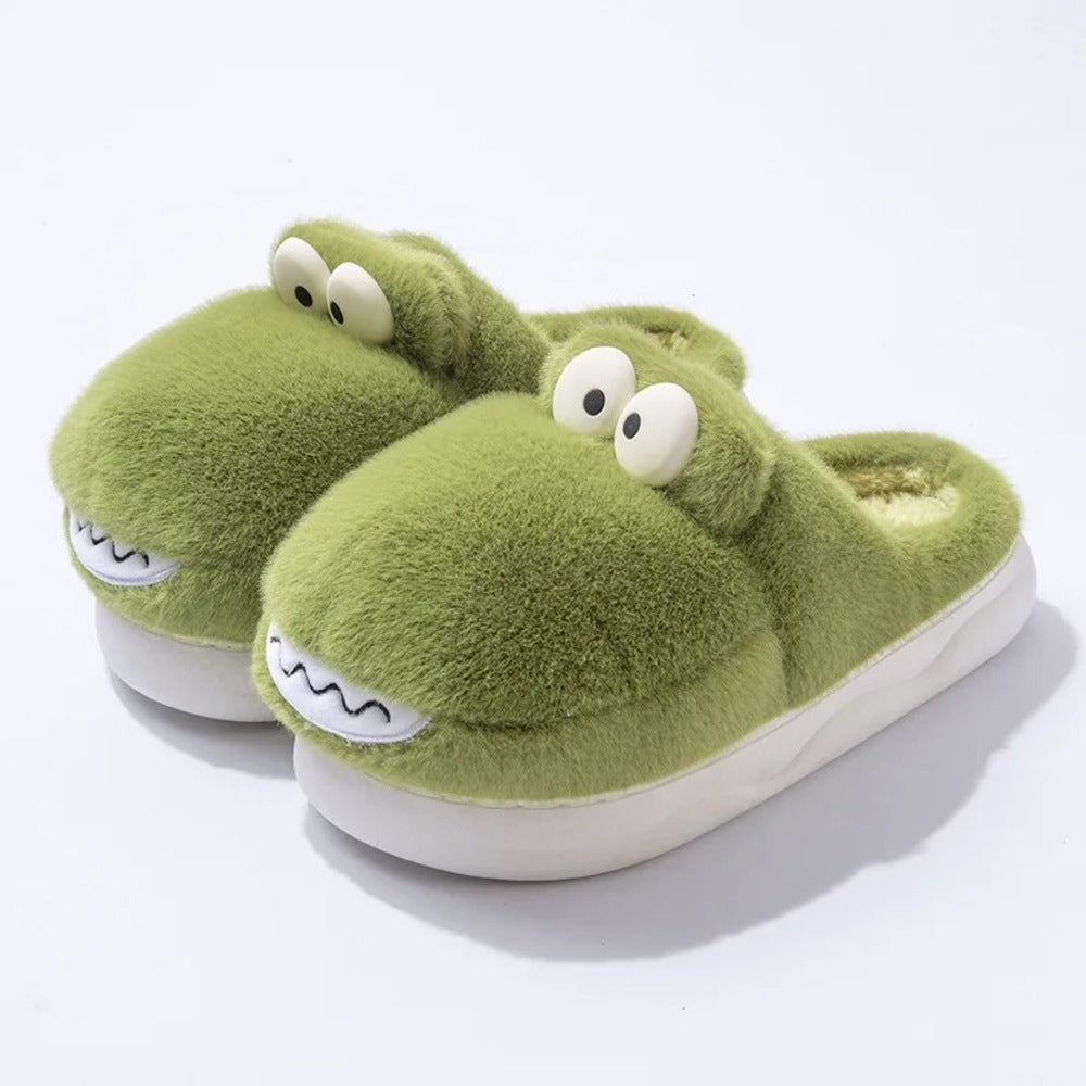 Pantoufle dinosaure
