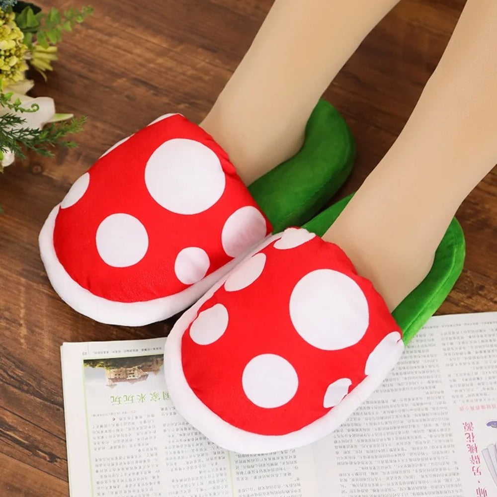 Pantoufle mario plante