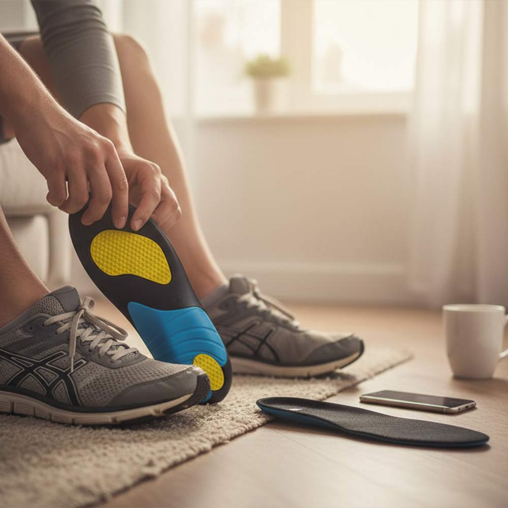 Semelles orthopédiques contre les douleurs plantaires