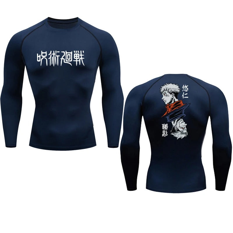 Anime compression t-shirt